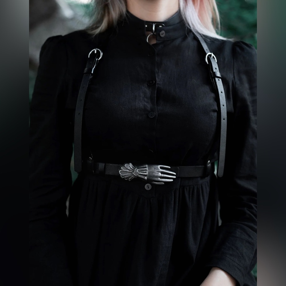 Gothic Victorian Mourning Hand Harness